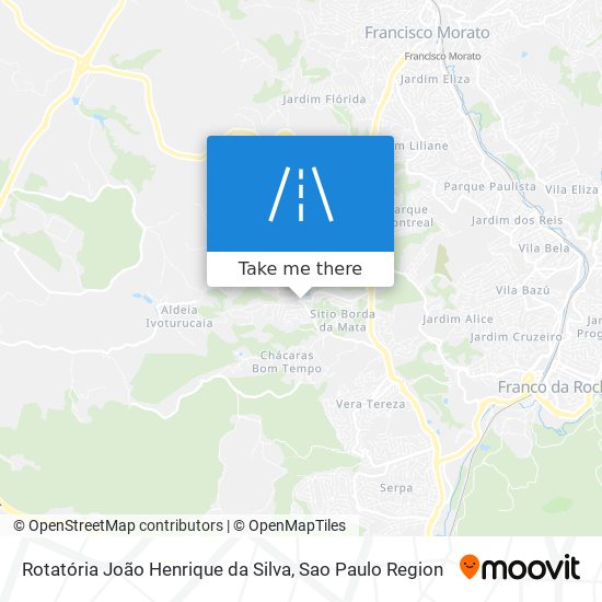 Rotatória João Henrique da Silva map