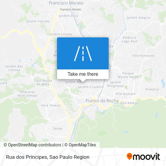 Rua dos Príncipes map