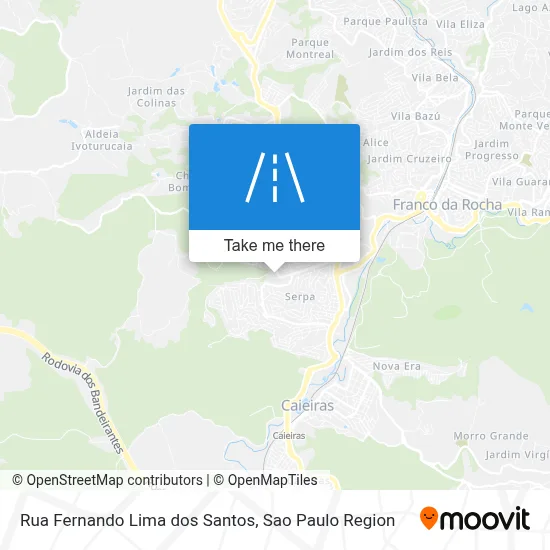 Rua Fernando Lima dos Santos map