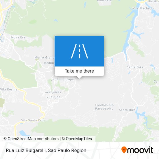 Rua Luiz Bulgarelli map