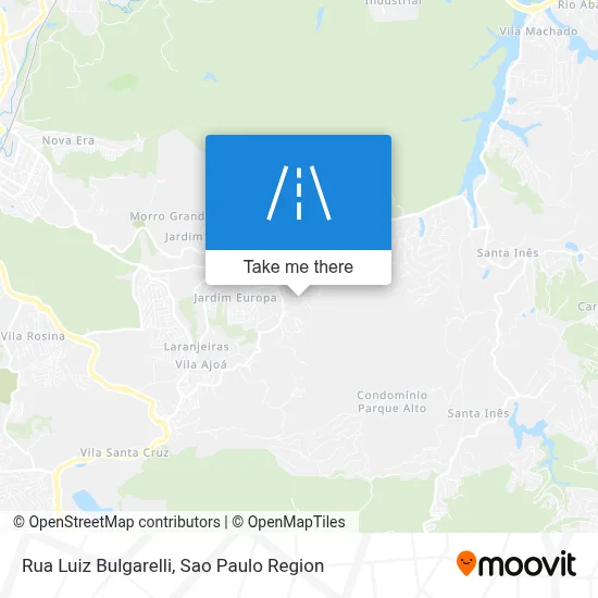 Rua Luiz Bulgarelli map