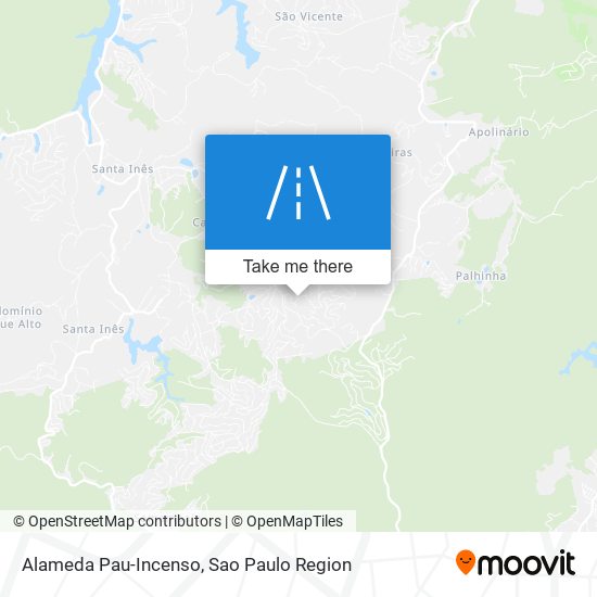 Alameda Pau-Incenso map