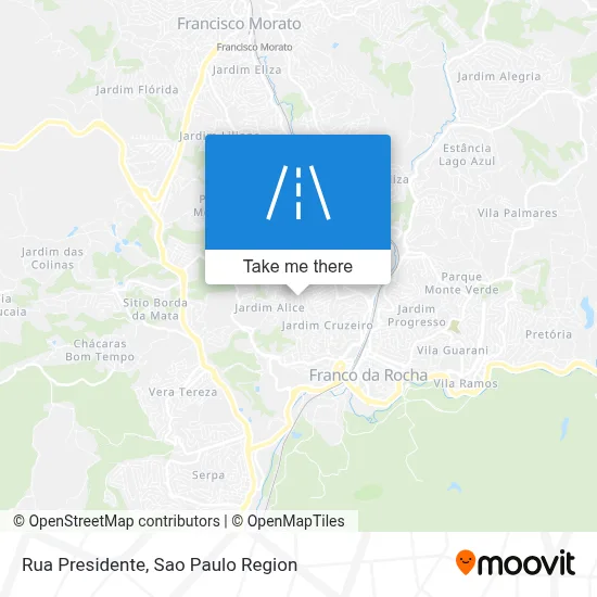 Rua Presidente map