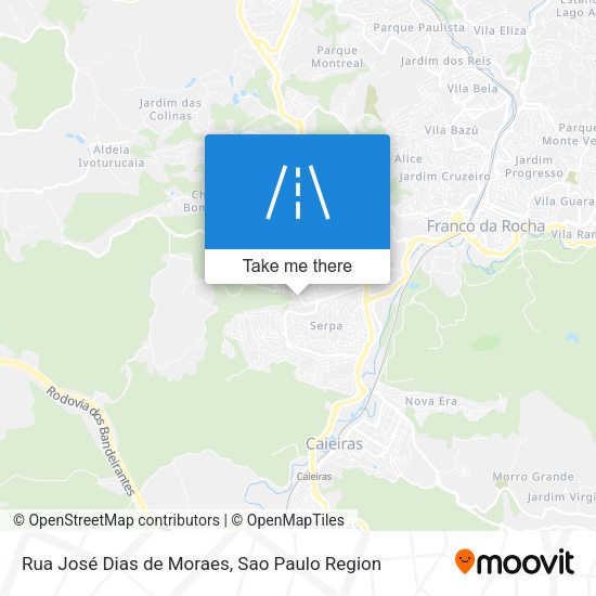 Rua José Dias de Moraes map