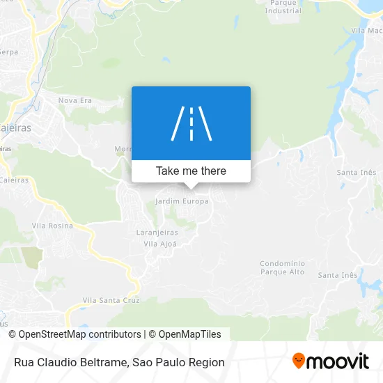 Rua Claudio Beltrame map