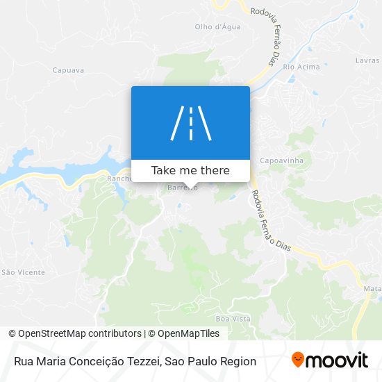 Rua Maria Conceição Tezzei map