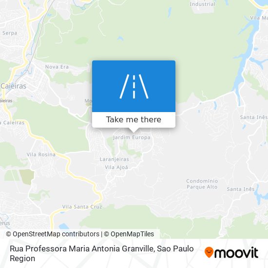 Rua Professora Maria Antonia Granville map