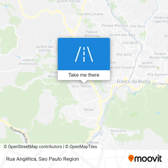 Rua Angélica map