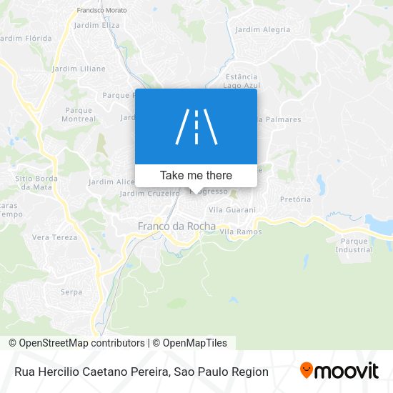 Rua Hercilio Caetano Pereira map