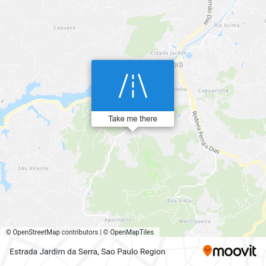 Estrada Jardim da Serra map