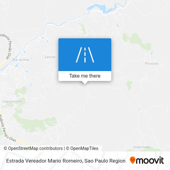 Estrada Vereador Mario Romeiro map