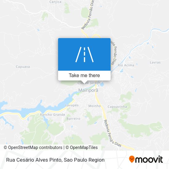 Rua Cesário Alves Pinto map