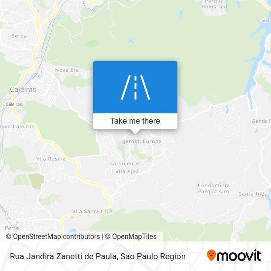 Rua Jandira Zanetti de Paula map