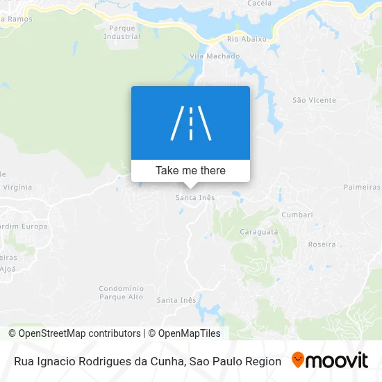 Rua Ignacio Rodrigues da Cunha map