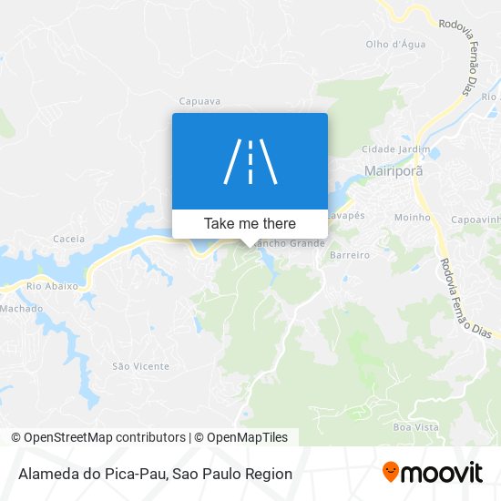 Alameda do Pica-Pau map