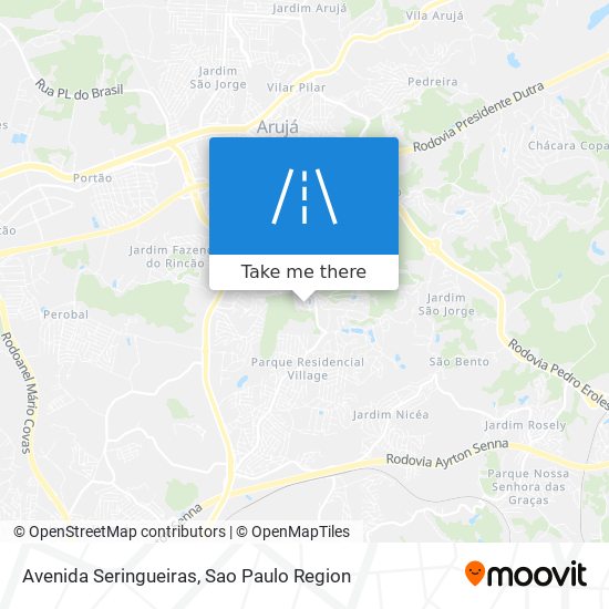 Mapa Avenida Seringueiras