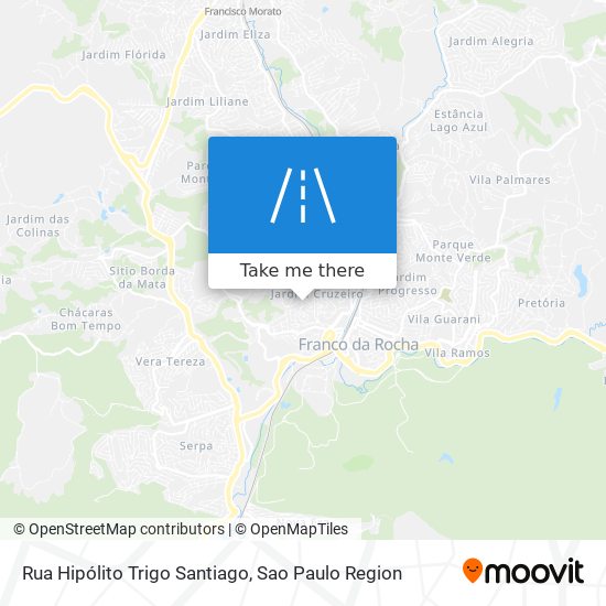 Rua Hipólito Trigo Santiago map