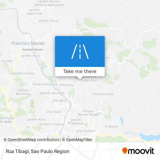 Rua Tibagi map