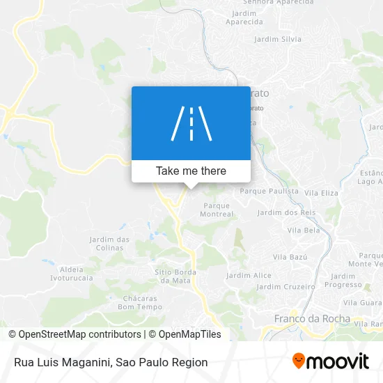 Rua Luis Maganini map