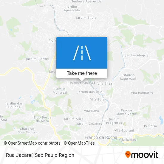 Rua Jacareí map