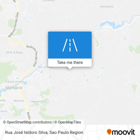 Rua José Isidoro Silva map