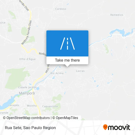 Rua Sete map