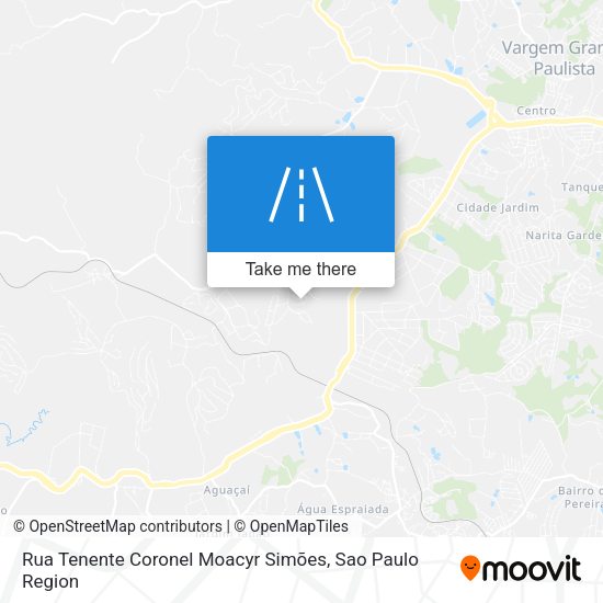 Rua Tenente Coronel Moacyr Simões map