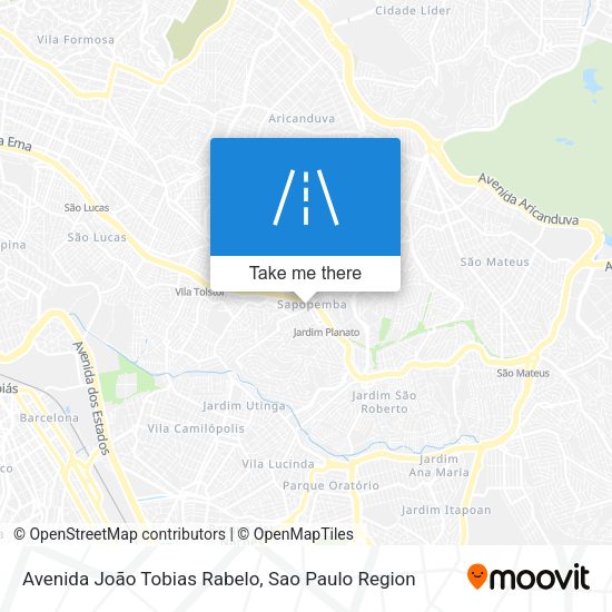 Avenida João Tobias Rabelo map