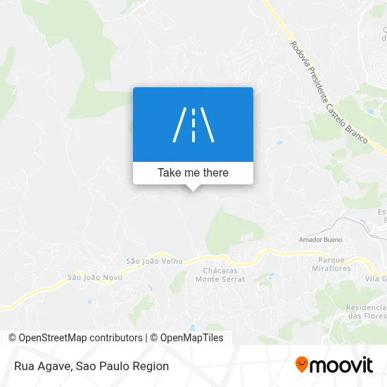 Rua Agave map