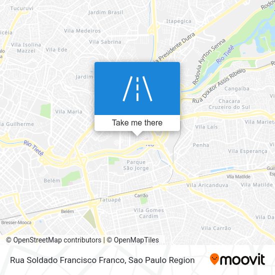 Rua Soldado Francisco Franco map