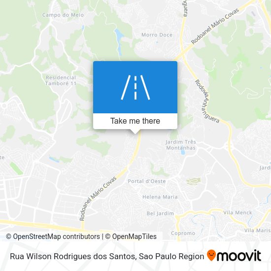 Rua Wilson Rodrigues dos Santos map