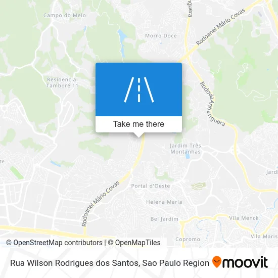 Rua Wilson Rodrigues dos Santos map