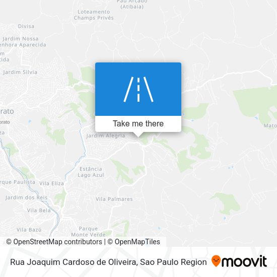 Rua Joaquim Cardoso de Oliveira map