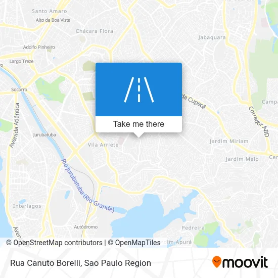 Rua Canuto Borelli map