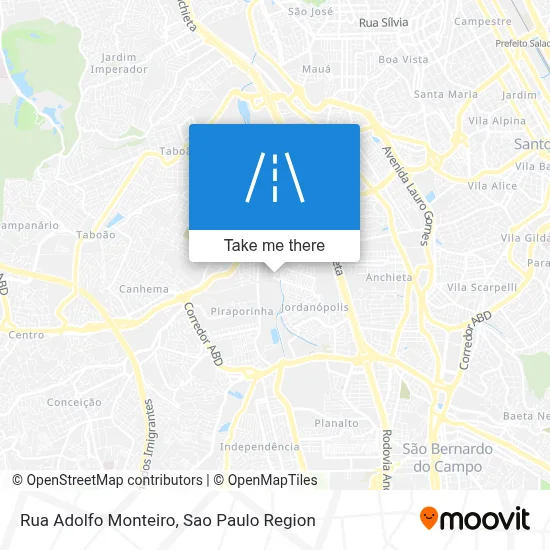 Rua Adolfo Monteiro map