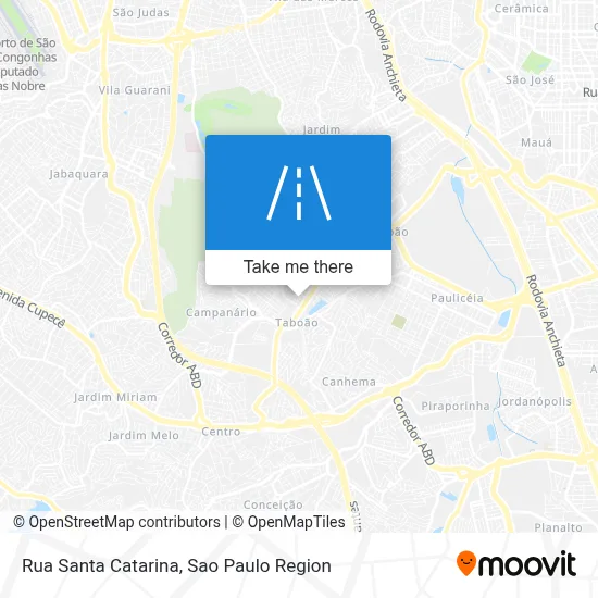 Rua Santa Catarina map