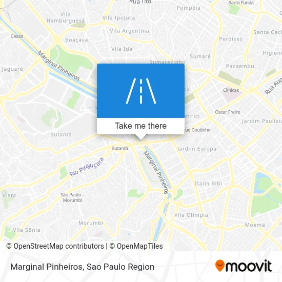 Marginal Pinheiros map