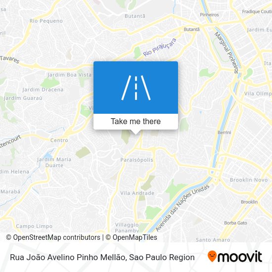 Rua João Avelino Pinho Mellão map
