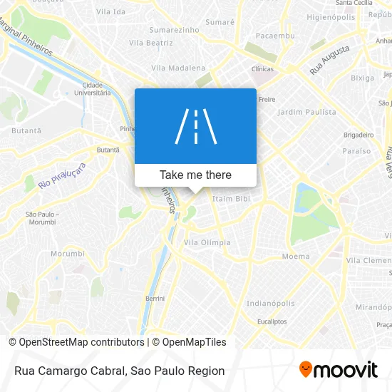 Rua Camargo Cabral map