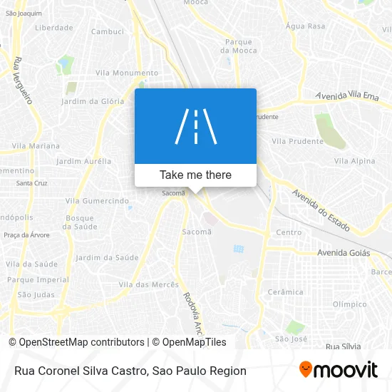 Rua Coronel Silva Castro map