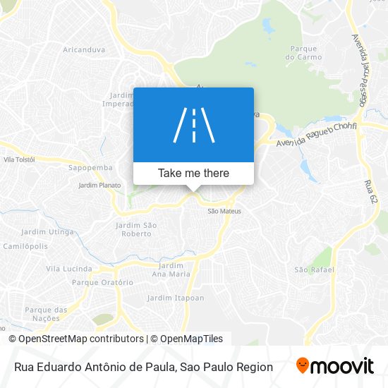 Rua Eduardo Antônio de Paula map