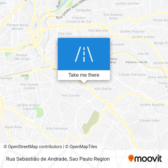 Rua Sebastião de Andrade map
