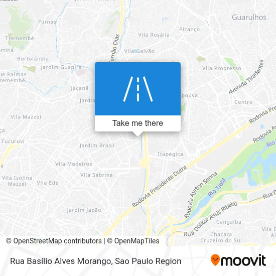 Rua Basílio Alves Morango map