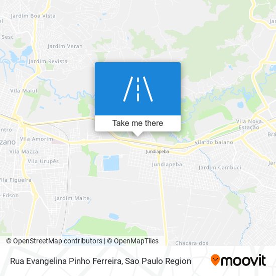 Rua Evangelina Pinho Ferreira map