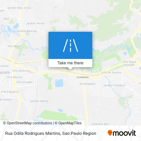 Rua Odila Rodrigues Martins map