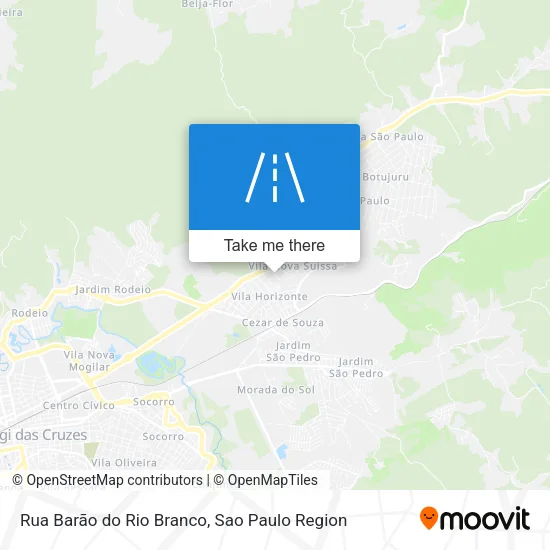Rua Barão do Rio Branco map