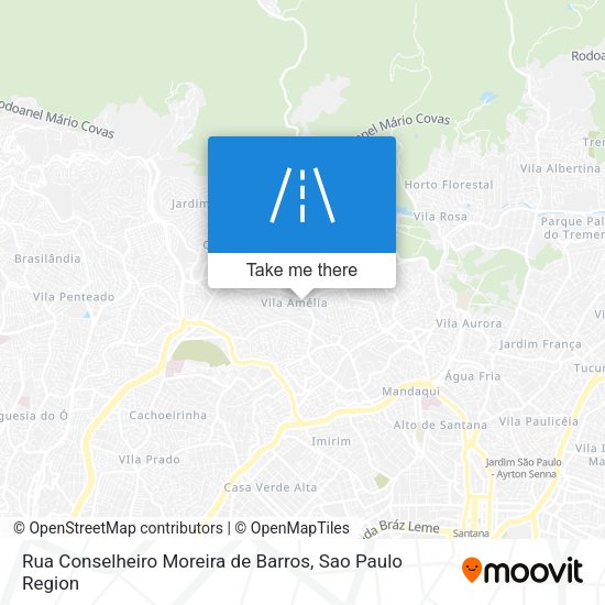 Rua Conselheiro Moreira de Barros map