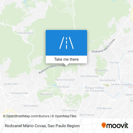 Mapa Rodoanel Mário Covas