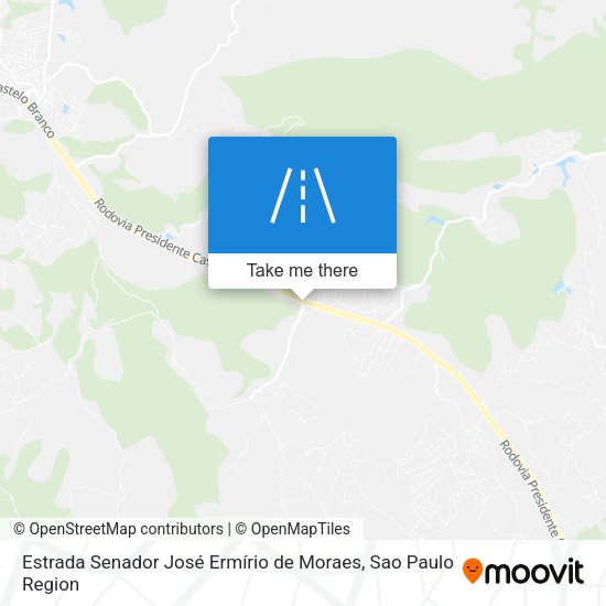 Estrada Senador José Ermírio de Moraes map