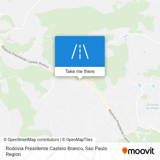Rodovia Presidente Castelo Branco map